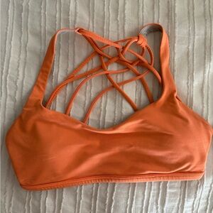 Orange Lululemon Bra
